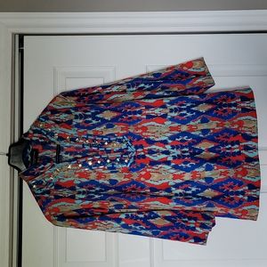 Jones New York size 1X tunic with beading and stones